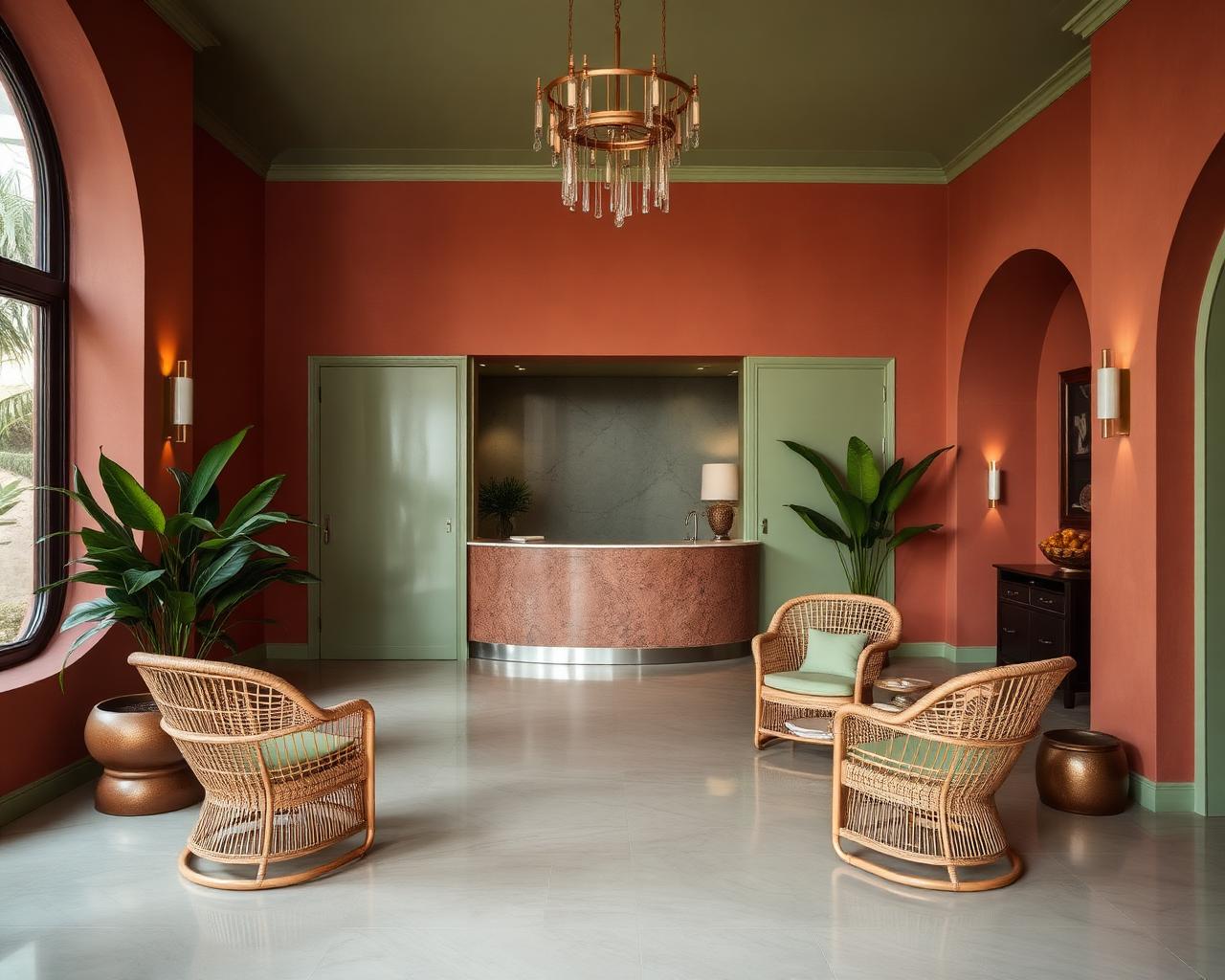 Reception lounge at Spa Vibes Indore